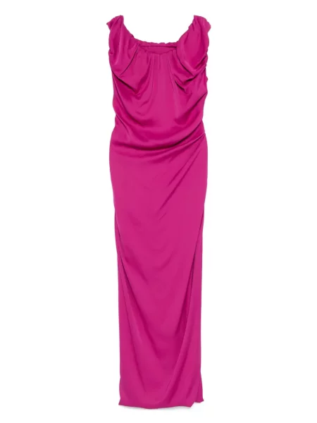 Sukienka Vivienne Westwood z bursztynem garniturowa różowa