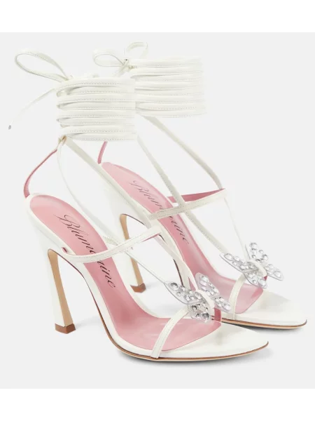 Sandale Blumarine din piele alb