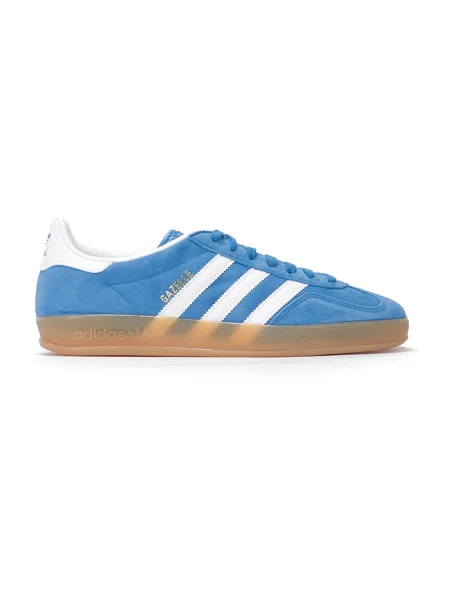 Sneakersy Adidas Originals zamszowe z logo białe