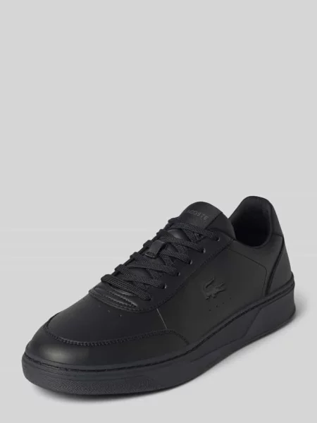 Sneakersy z wytłoczonym logo model Court Pro' Lacoste czarne