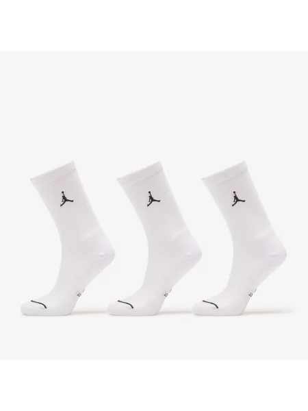 Șosete Jordan Everyday Crew Socks White/ Black S alb