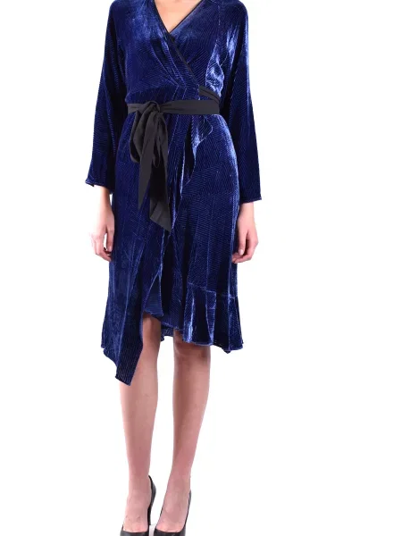 Aksamitna sukienka Diane Von Furstenberg czarna