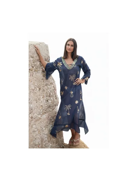 Hosszú maxi ruha Isla Bonita By Sigris kék