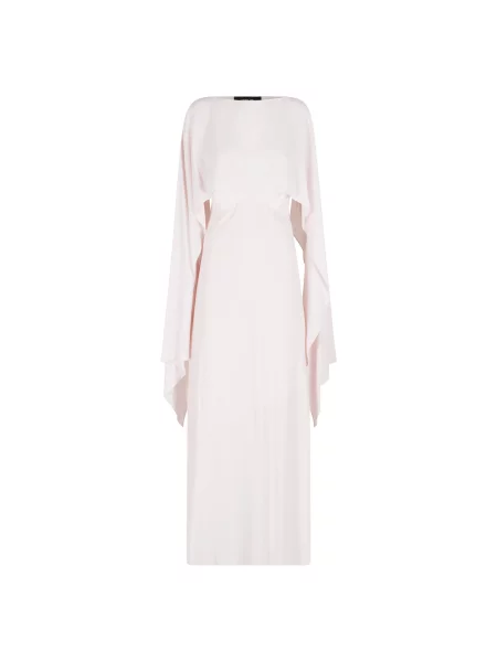 Sukienka Federica Tosi z krepy różowa