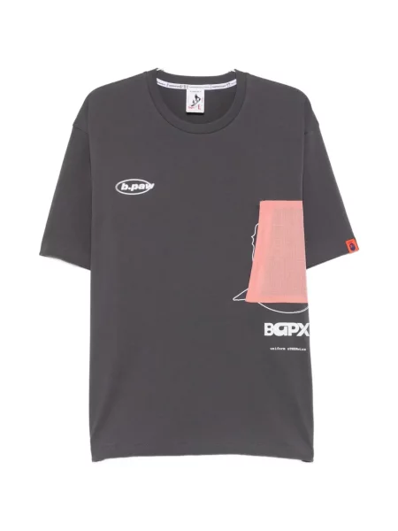 Tricou A Bathing Ape® cu imagine negru