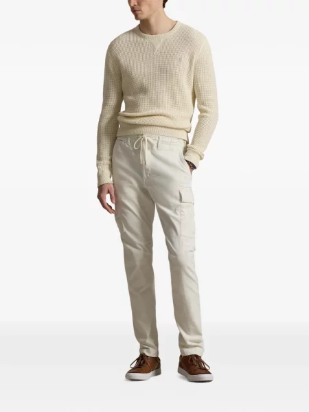 Czapka z daszkiem Polo Ralph Lauren w kratkę z twillu biznesowa niebieska