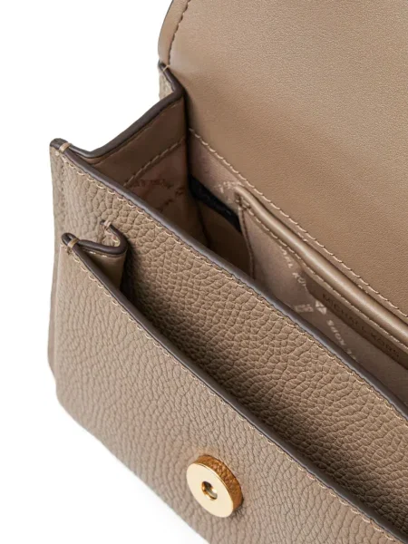 Portofel Michael Michael Kors cu volane plisat de lână negru
