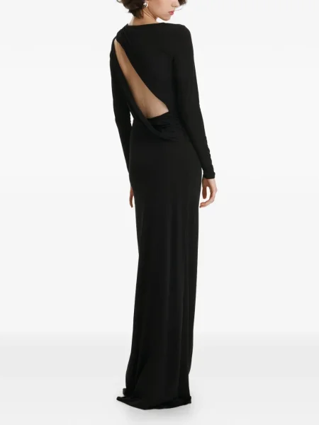 Rochie maxi 2310 Studio lungă de costum negru