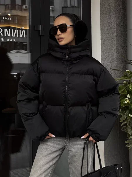 Пуховик Jadone Fashion черный
