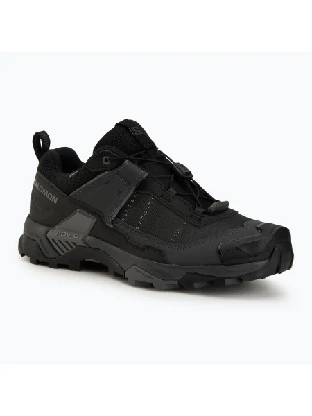 Férfi túrabakancs Salomon X ULTRA 5 GTX / aszfalt / castlerock. Méret: 45 EU fekete