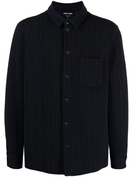 Cămașă Giorgio Armani albastru