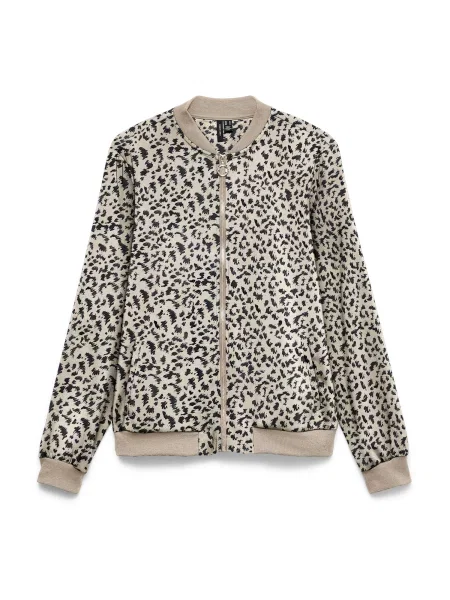 VERO MODA Geacă de primăvară-toamnă VMCOCO gri taupe negru