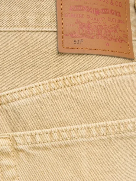Pantaloni Levi's® de catifea cord cu dungi cu buzunar frontal albastru