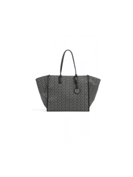 Torebka Emporio Armani z nadrukiem czarna