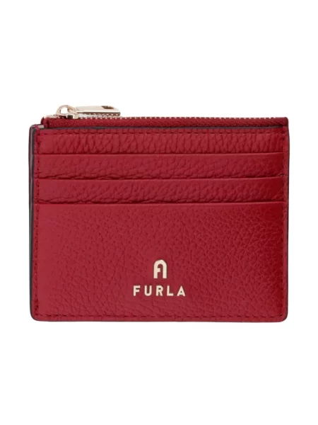 Furla Etui na karty kredytowe Camelia Bordowy czerwony