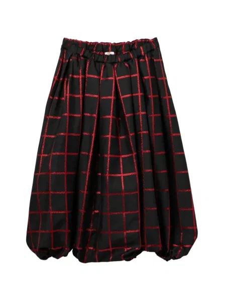 Pantaloni Comme Des Garçons în carouri negru
