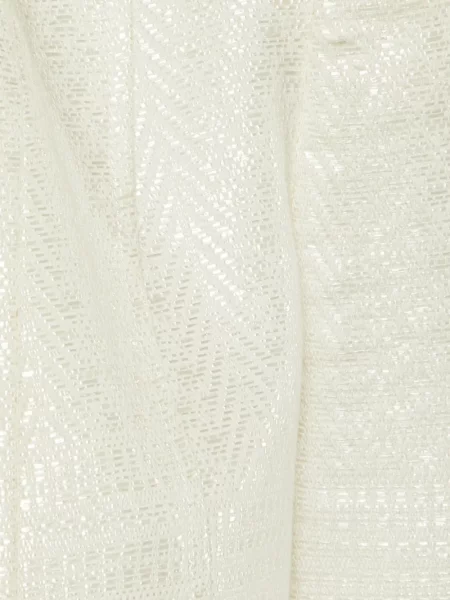 Lung sacou Elisabetta Franchi alb