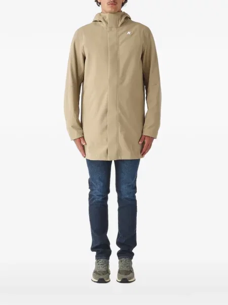 Palton K-way cu glugă cu imagine