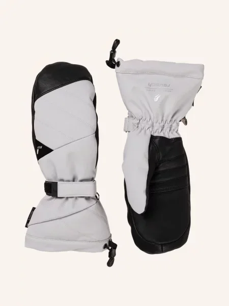 Reusch Lyžařské Rukavice Sonja R-Tex Xt světle šedá černá