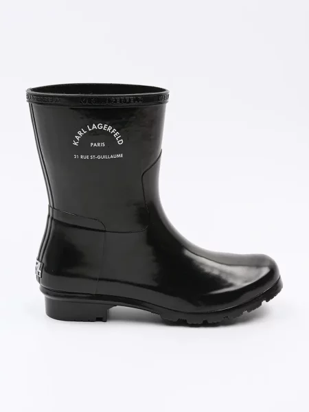 Gumijasti škornji Karl Lagerfeld KALOSH črna