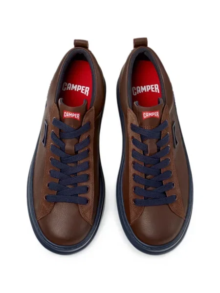Sneakerși Camper din piele maro