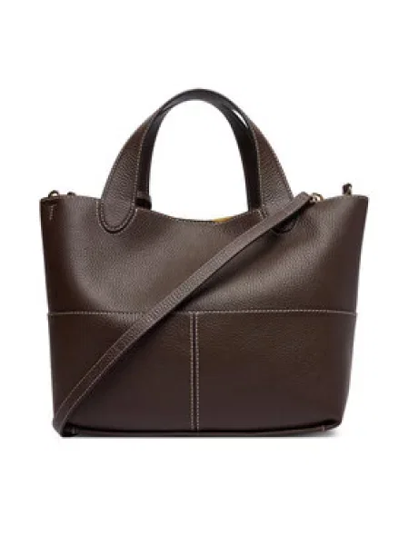 Furla kabelka typu tote dámska kožená Primrose M Tote hnedá