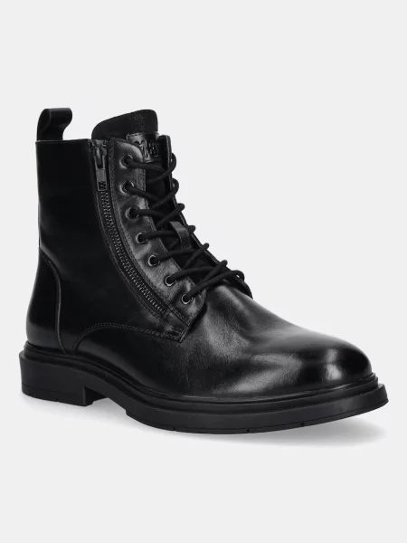 Високі шкіряні черевики Medicine чорний