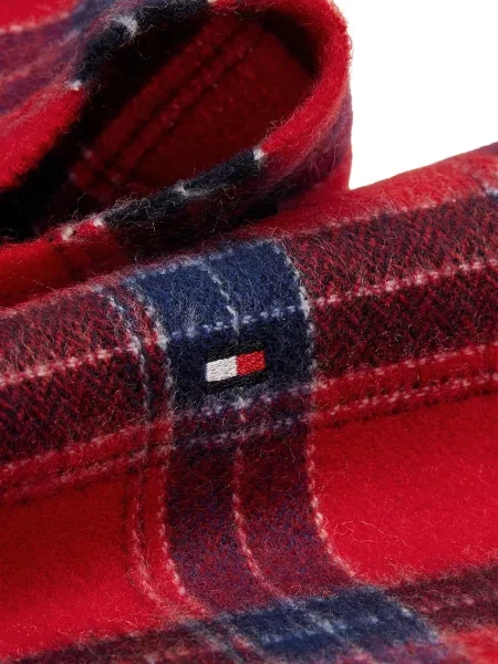 Tommy Hilfiger шал за деца от вълна червено