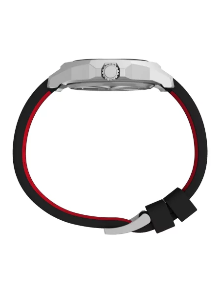 Lniany zegarek Timex czarny