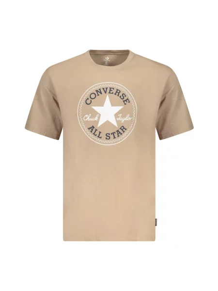 Koszulka Converse z logo beżowa