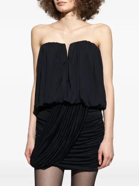 Rochie Isabel Marant plisată de costum negru