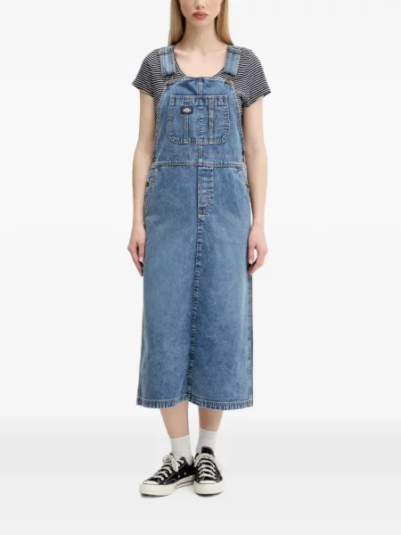 Rochie din denim Dickies albastru