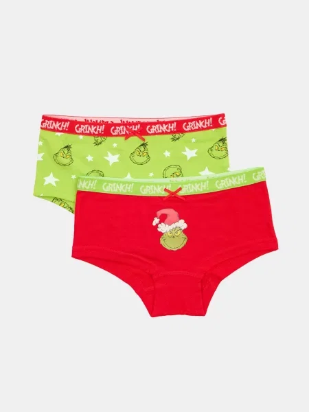 Sinsay Sada bokových kalhotek Grinch vícebarevná