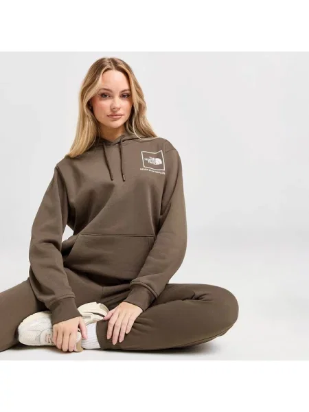 The North Face Bluza Z Kapturem $Outline Brn/wh brązowa