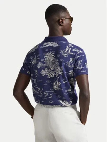 Polo Ralph Lauren Polo majica Mornarsko modra bela