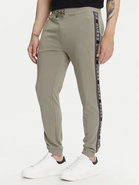 Guess Pantaloni trening kaki