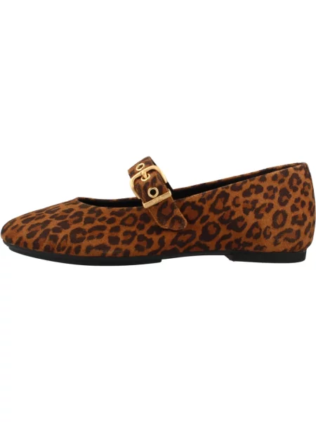 Balerinki Fitflop zamszowe w panterkę