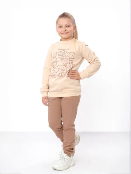 Дитячий Спортивний костюм Носи своє світло-коричневий коричневий