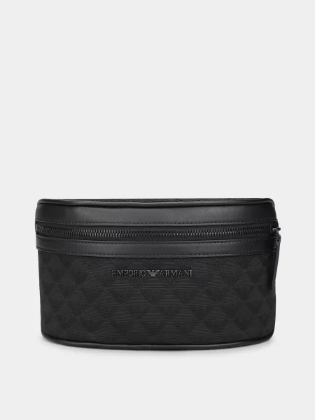 Поясная сумка Emporio Armani черная