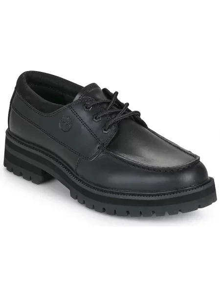 Pantofi Timberland din piele cu șireturi negru
