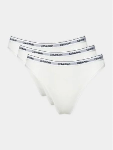 Σετ 3 τεμάχια στρίνγκ Calvin Klein Underwear λευκό
