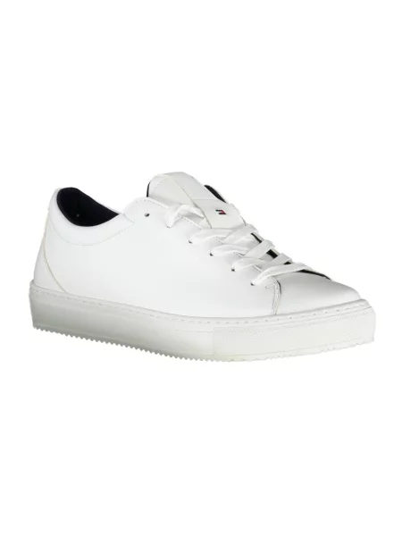 Sneakersy Tommy Hilfiger z autografem białe