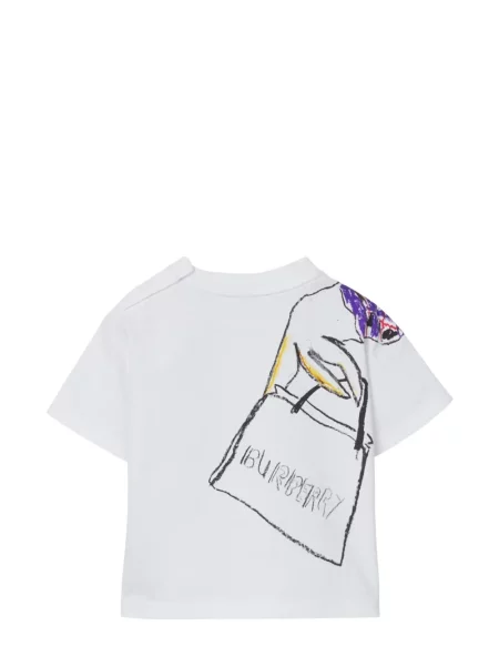 Koszulka dziecięca Burberry biała