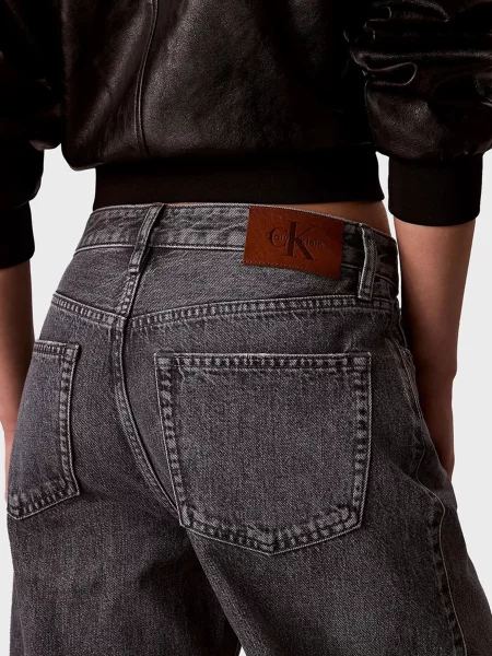 Джинсы Calvin Klein Jeans с камнями серые