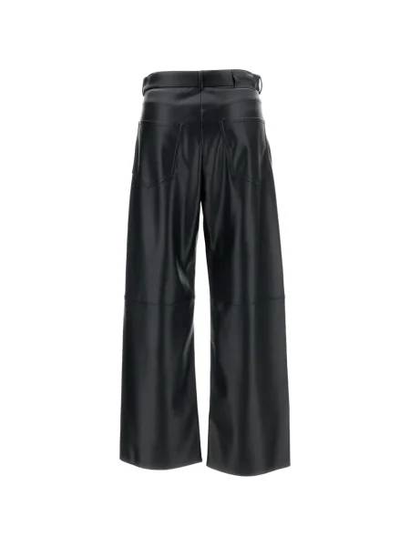 Pantaloni 's Max Mara din piele negru
