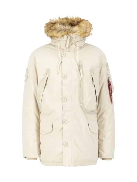 Geacă parka Alpha Industries bej