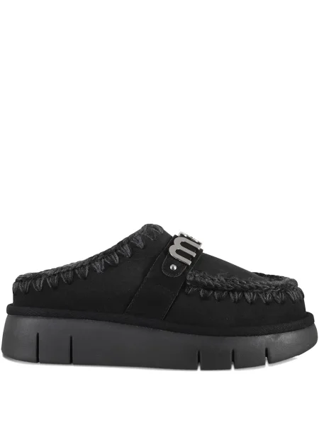 Papuci tip mules Mou negru