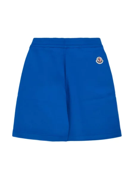 Bermudy dziecięce Moncler Enfant niebieskie