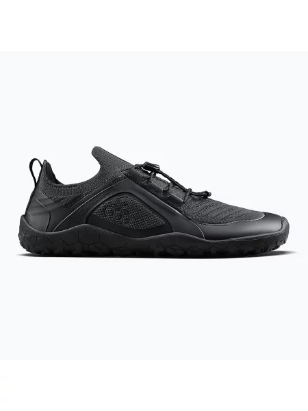 Férfi barefoot cipő Vivobarefoot Primus Trail Knit Fg obsidian/obsidian. Méret: 43 EU fekete