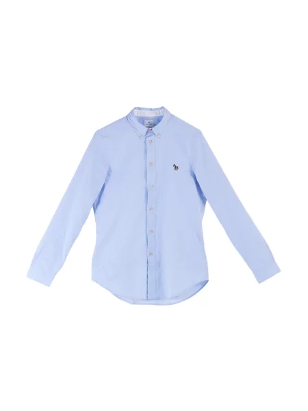 Koszula Ps By Paul Smith w zebrę niebieska